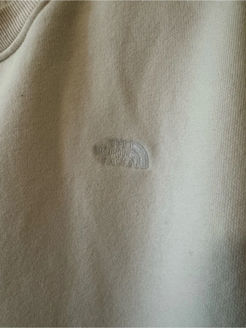 The North Face Women’s Crewneck Sweatshirt in Light Cream - Picture 2 of 3